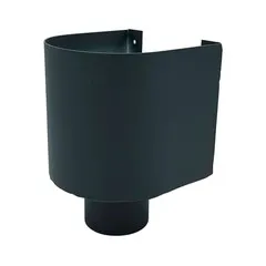 Kallos Aluminium vergaarbak Mini 80 mm P.10 antraciet (Prefa/Kallos)
