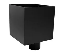 Kallos Vergaarbak Kubus 80 mm Ral-9005 | Kallos