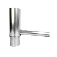 Nedzink Regenton vulautomaat voor zinken regenpijp 100 mm rond (NedZink)