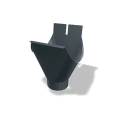 Prefa Aluminium trechteruitloop M333 80 mm P.10 antraciet (Prefa)