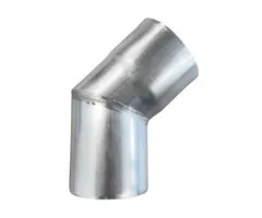 Nedzink Bocht 45 graden zink 80 mm verstek