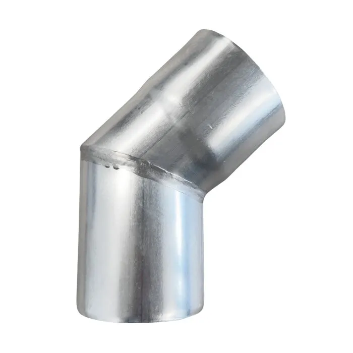 Zinken bocht 45 graden zink 80 mm verstek