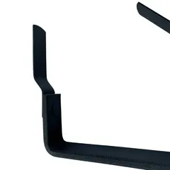 Prefa Aluminium muurbeugel bakgoot B333 P.10 zwart - gootbeugel muurbevestiging (Prefa)