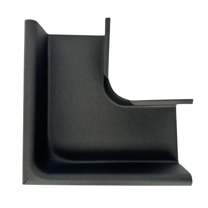 Prefa Aluminium buitenhoek bakgoot B333 P.10 zwart (Prefa)