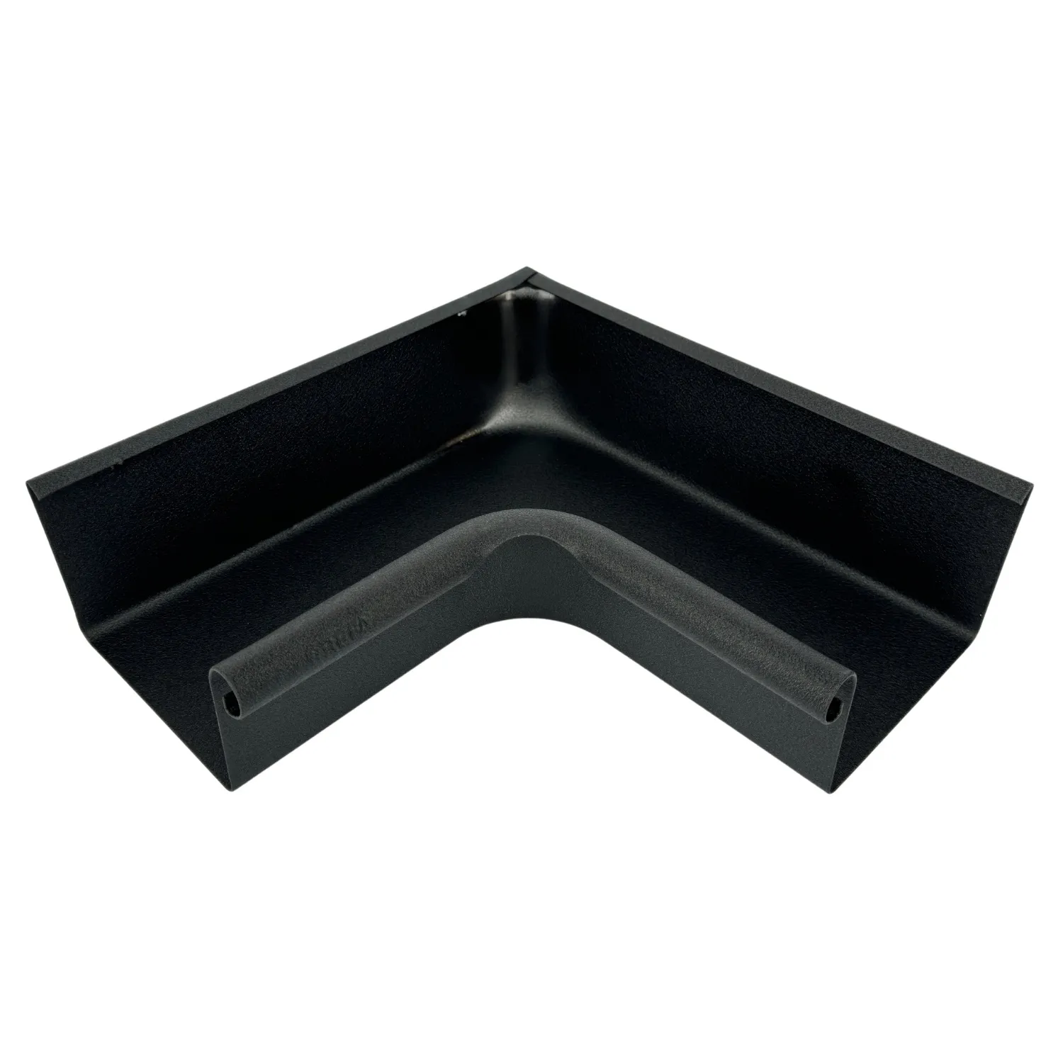 Prefa Aluminium binnenhoek bakgoot B333 P.10 zwart (Prefa)
