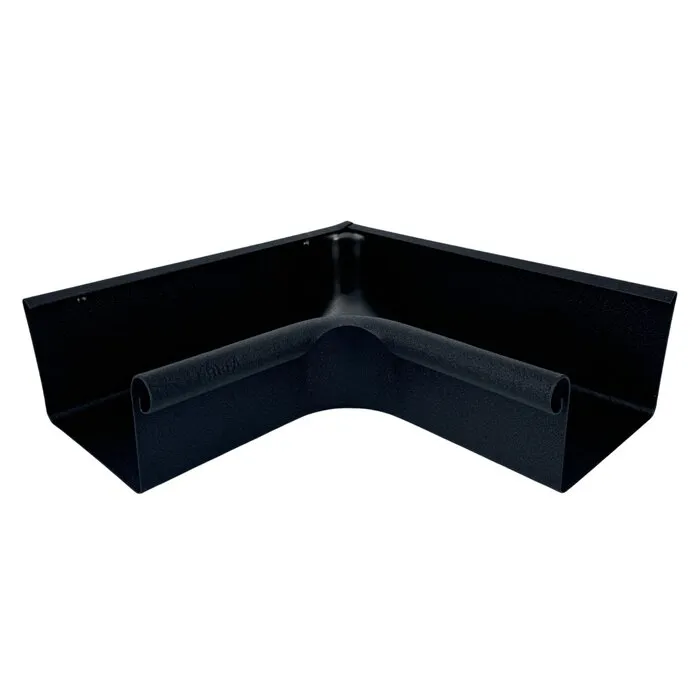 Prefa Aluminium binnenhoek bakgoot B333 P.10 zwart (Prefa)