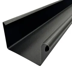 Prefa Aluminium dakgoot P.10 zwart - bakgoot B333 - 3 meter (Prefa P.10, 0,7 mm)