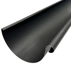 Prefa Aluminium dakgoot P.10 zwart - mastgoot M333 - 3 meter (Prefa P.10)