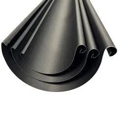 Prefa Aluminium dakgoot P.10 zwart - mastgoot M333 - 3 meter (Prefa P.10)
