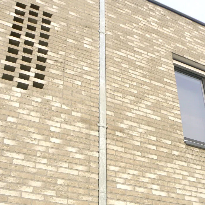 Nedzink Zinken regenpijp 80x80 mm vierkant - 3 meter (NedZink 0,65 mm)