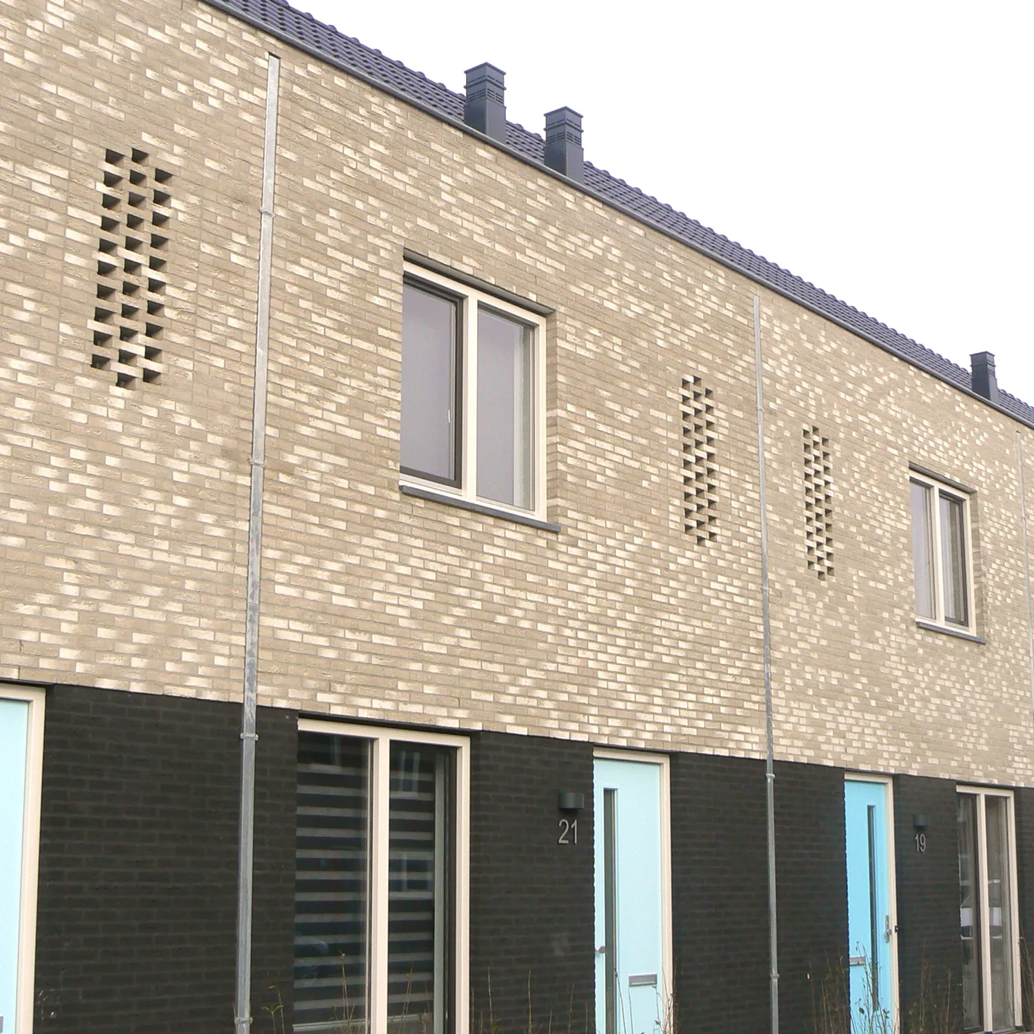 Nedzink Zinken regenpijp 80x80 mm vierkant - 2 meter (NedZink 0,65 mm)