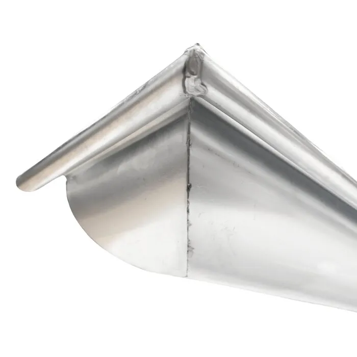 Nedzink Zinken dakgoot - mastgoot M37 - 3 meter inclusief gesoldeerd kopschot (NedZink)