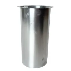 Nedzink Zinken tapeind vlak 100 mm (96mm uitwendig) - lengte 200 mm (NedZink)