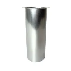 Nedzink Zinken tapeind vlak 80 mm (96mm uitwendig) - lengte 200 mm (NedZink)