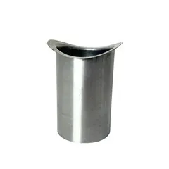 Nedzink Zinken tapeind 70 mm ovaal (65mm uitwendig) t.b.v. mastgoot M30 (NedZink)