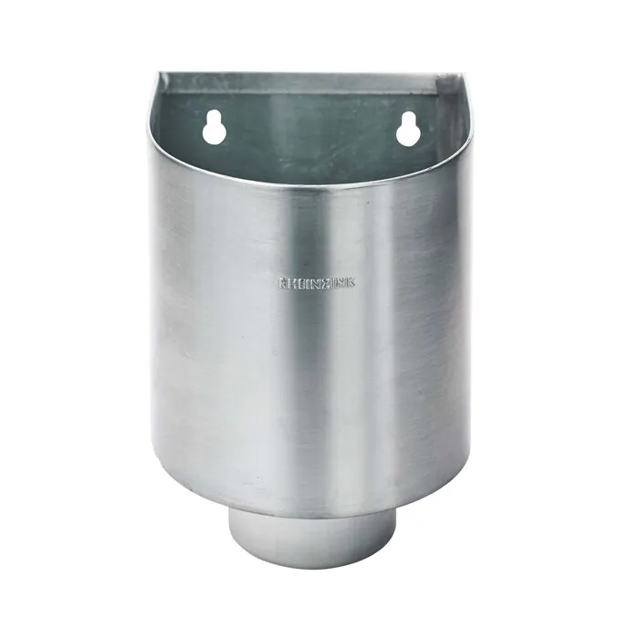 Rheinzink Vergaarbak zink 100 mm - Mini