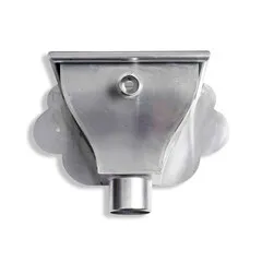 Rheinzink Zinken vergaarbak 80 mm rond - model Oud Hollands (Rheinzink)