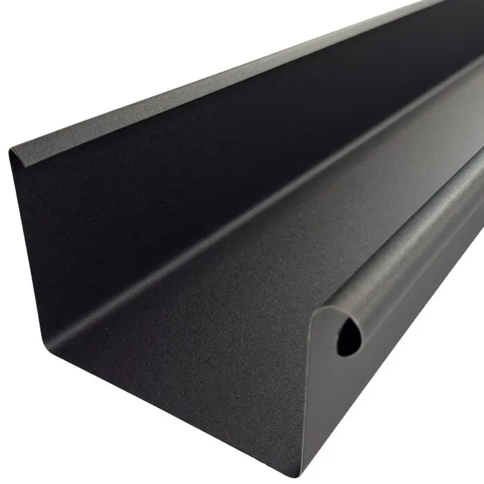 Prefa Aluminium bakgoot B400 0.7mm dik - 3 meter zwart