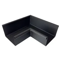 Prefa Aluminium binnenhoek bakgoot B400 P.10 zwart (Prefa)