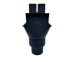 Prefa Trechteruitloop B333 verloop 80 mm P.10 zwart | Prefa