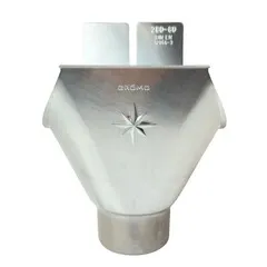 Gromo Zinken trechteruitloop mastgoot M280 rond 80 mm (Grömo)