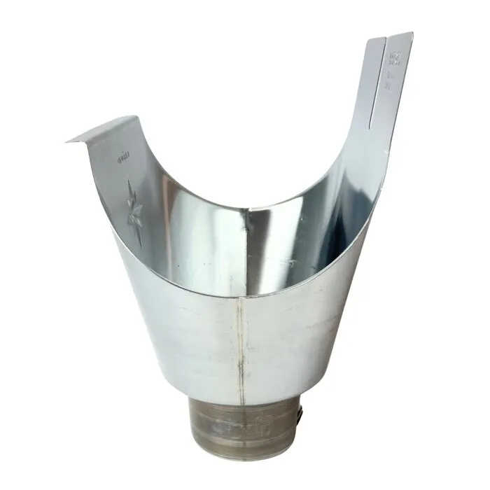 Grömo Trechteruitloop zink M333 rond 80mm - Gromo