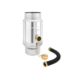 Gromo Zinken regenpijp vulautomaat 80 mm met slang (Grömo)