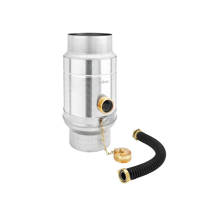 Grömo Regenpijp vulautomaat 80mm zink met slang Grömo