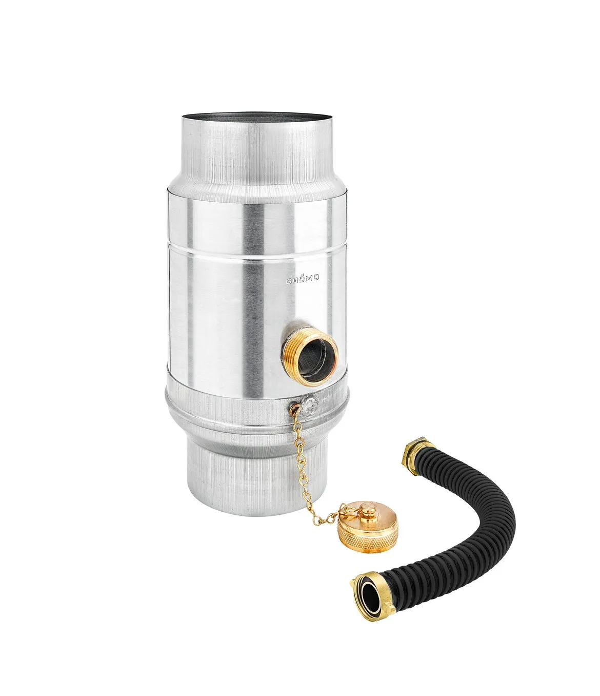 Gromo Zinken regenpijp vulautomaat 80 mm met slang (Grömo)