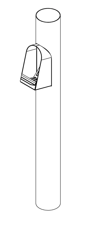 Kallos Aluminium bladafscheider 80 mm antraciet - regenpijp bladvanger (Prefa)