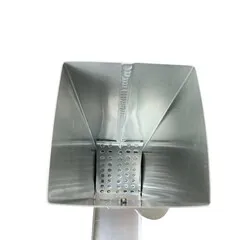Gromo Zinken regentonklep 80x80 mm vierkant met bladvanger (Grömo)