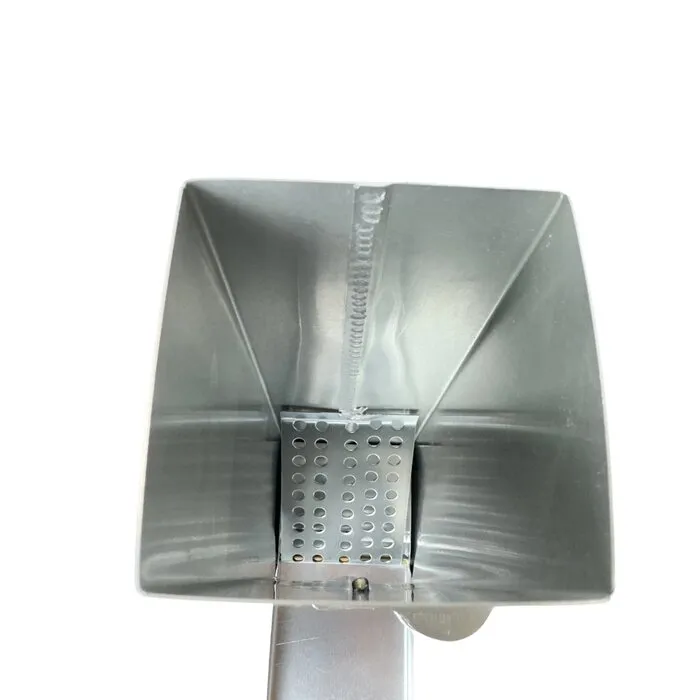 Grömo Regentonklep zink 80x80mm met bladvanger Gromo