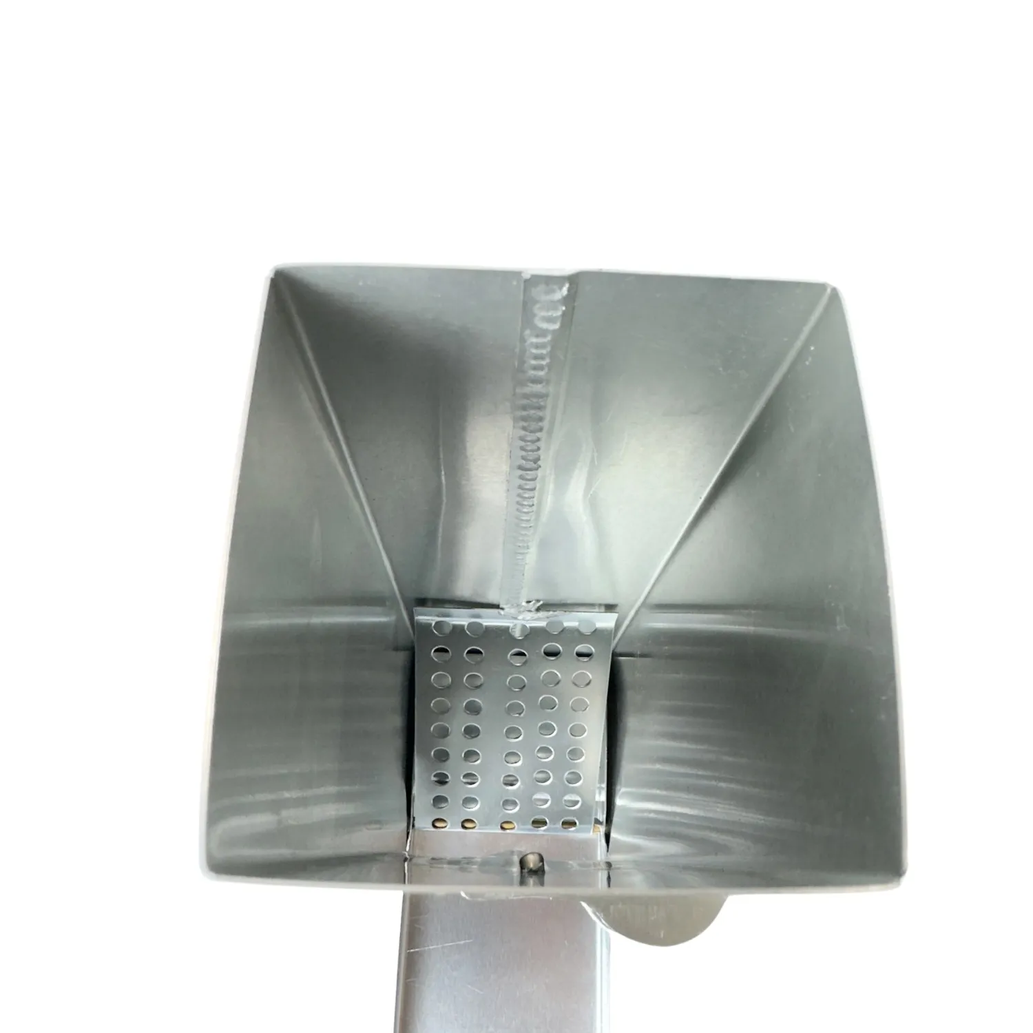 Gromo Zinken regentonklep 80x80 mm vierkant met bladvanger (Grömo)