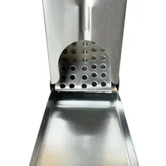 Gromo Zinken regentonklep 80x80 mm vierkant met bladvanger (Grömo)
