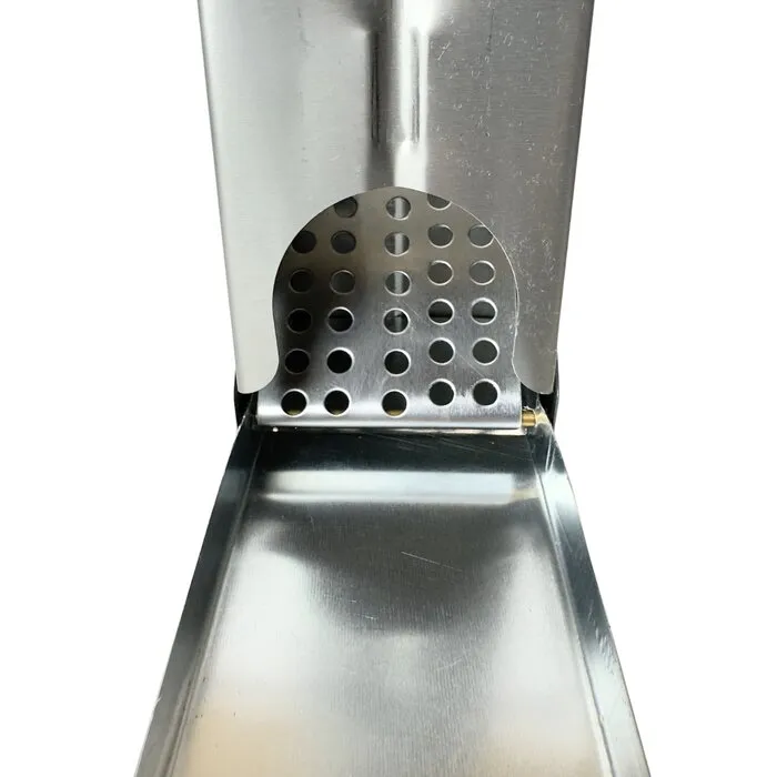 Grömo Regentonklep zink 80x80mm met bladvanger Gromo