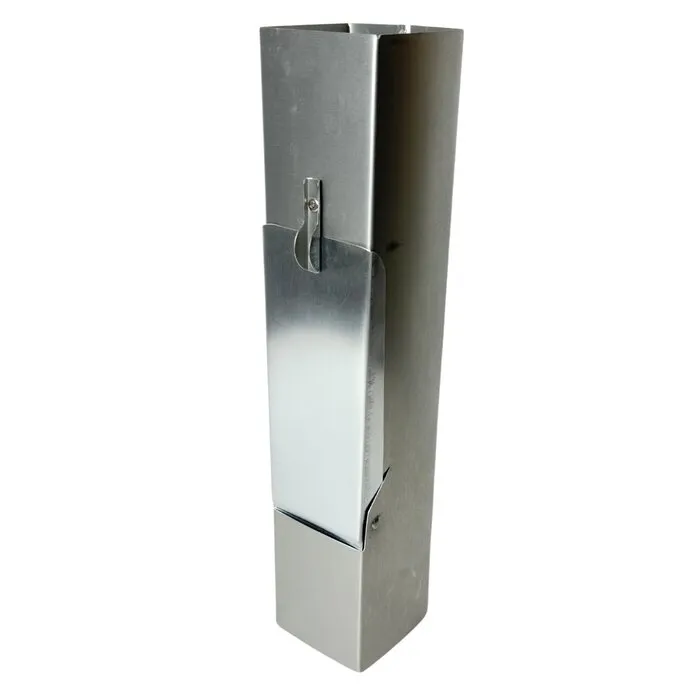 Grömo Regentonklep zink 80x80mm met bladvanger Gromo