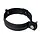Scharnierbeugel M10 100 mm - Ral-9005 zwart