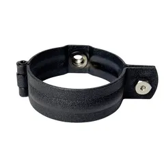 Prefa Aluminium scharnierbeugelset M10 80 mm P.10 zwart - set met montage-opties (Prefa)