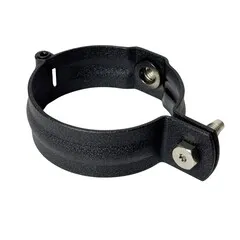 Prefa Aluminium scharnierbeugelset M10 80 mm P.10 zwart - set met montage-opties (Prefa)