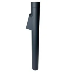 Kallos Aluminium bladafscheider 80 mm P.10 antraciet - regenpijp bladvanger (Prefa/Kallos)