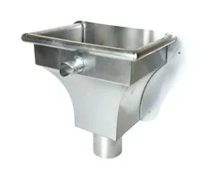 Nedzink Vergaarbak KS 100 mm incl. sierplaat | NedZink