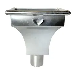 Nedzink Zinken vergaarbak 100 mm rond model KS (Nedzink)