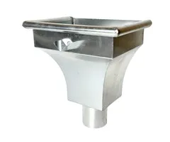 Nedzink Vergaarbak zink 100 mm rond model KS | Nedzink
