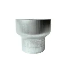 Grömo Zinken verloopstuk 80 mm naar 60 mm rond (Grömo)