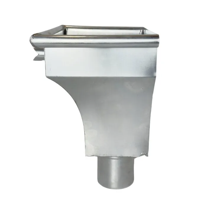 Nedzink Zinken vergaarbak 80 mm rond - model KS (NedZink, klassiek rond model)