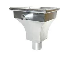 Vergaarbak zink 80 mm - model KS