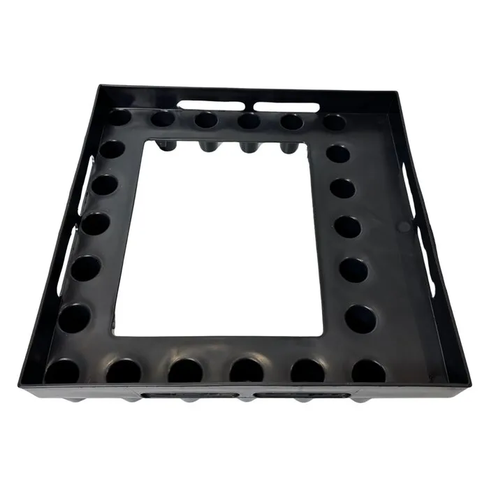 Bladvangertegeldrager ABS zwart 300x300mm