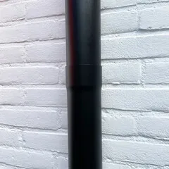 Kallos Aluminium regenpijp 80 mm zwart - 3 meter (RAL 9005 fijnstructuur, Kallos 2,0 mm)