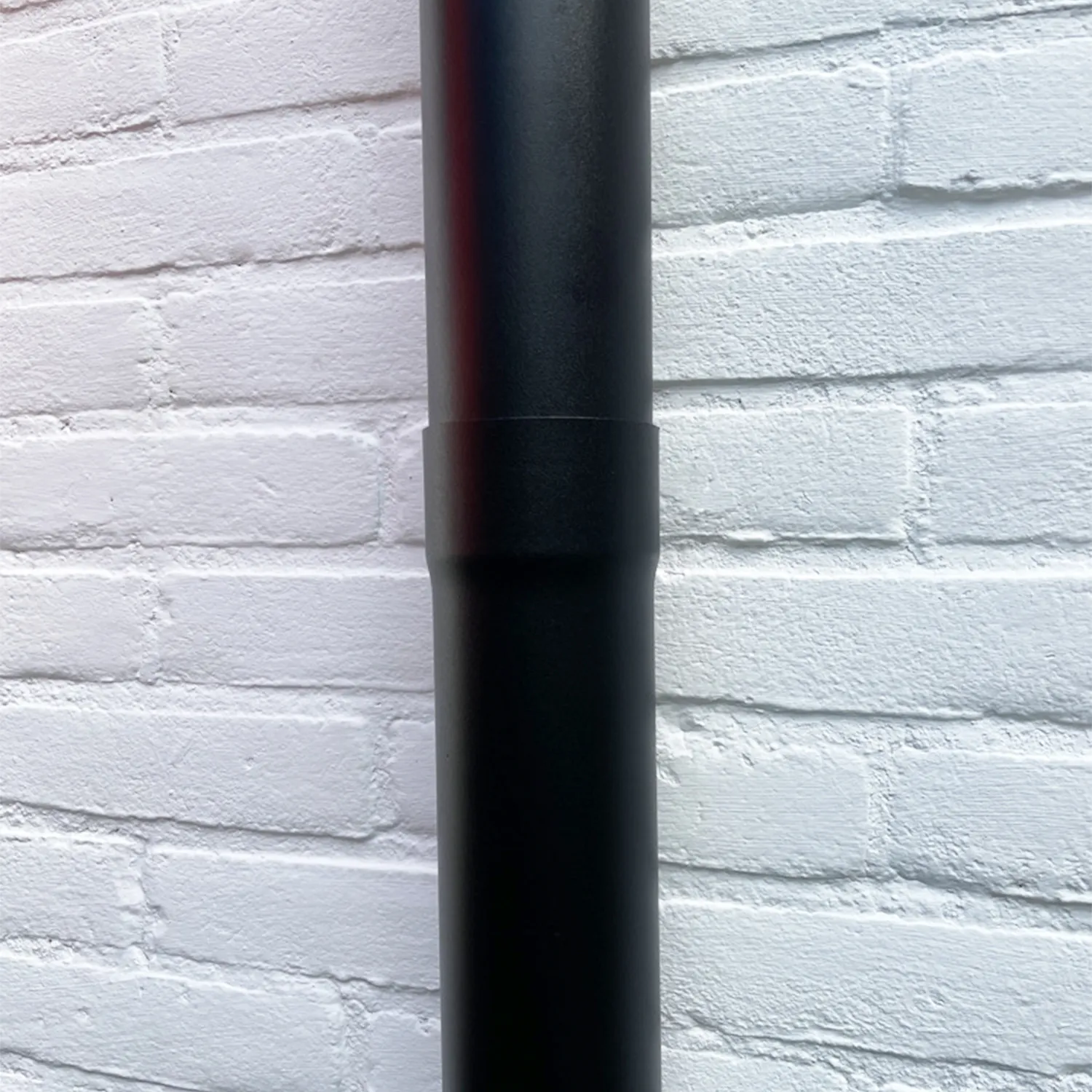 Kallos Aluminium regenpijp 80 mm zwart - 3 meter (RAL 9005 fijnstructuur, Kallos 2,0 mm)