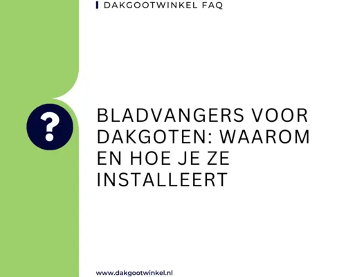 Bladvangers in dakgoten: Waarom en Hoe je ze Installeert